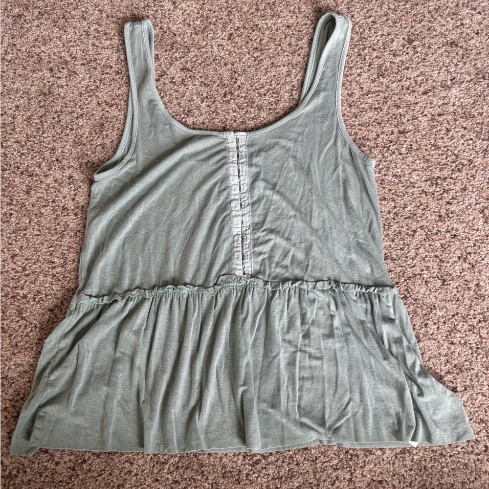 American Eagle Outfitters Sage Green Tank Top